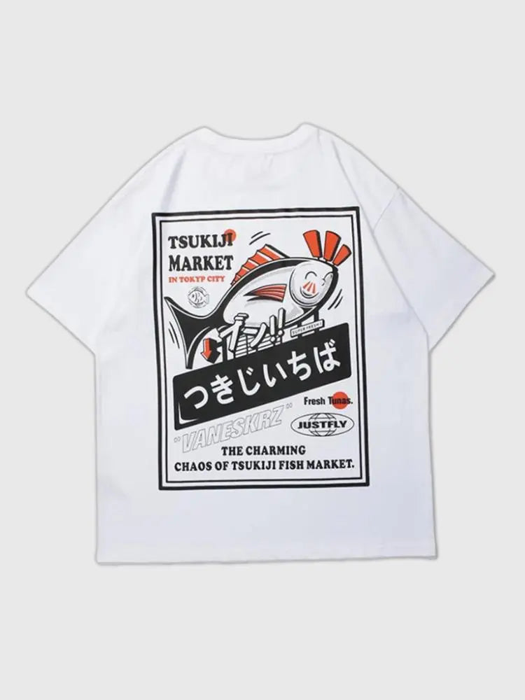 T-Shirt Carpe Japonaise 'Koyina Koi' Japanstreet