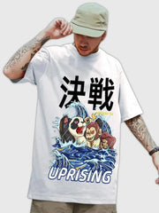 T-Shirt Japonais Moderne 'Last Battle' Japanstreet