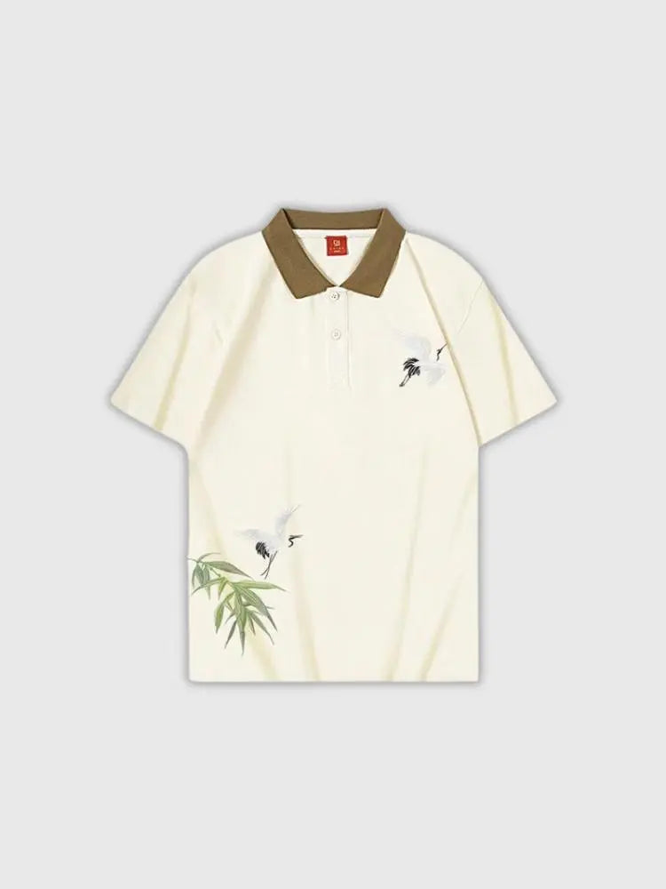 T-Shirt Oiseau Japonais 'Ginowan' Japanstreet