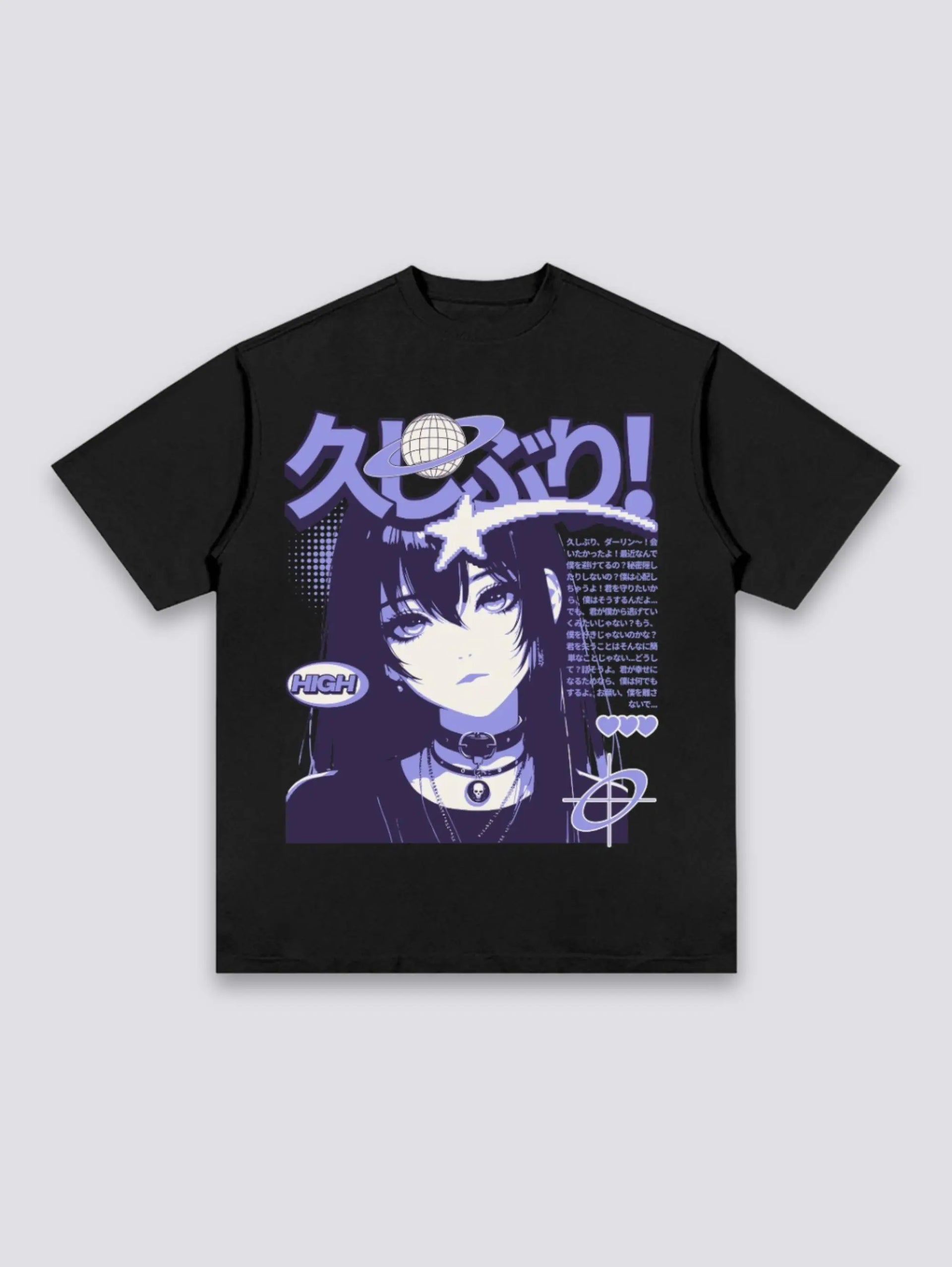 T-Shirt Manga Femme