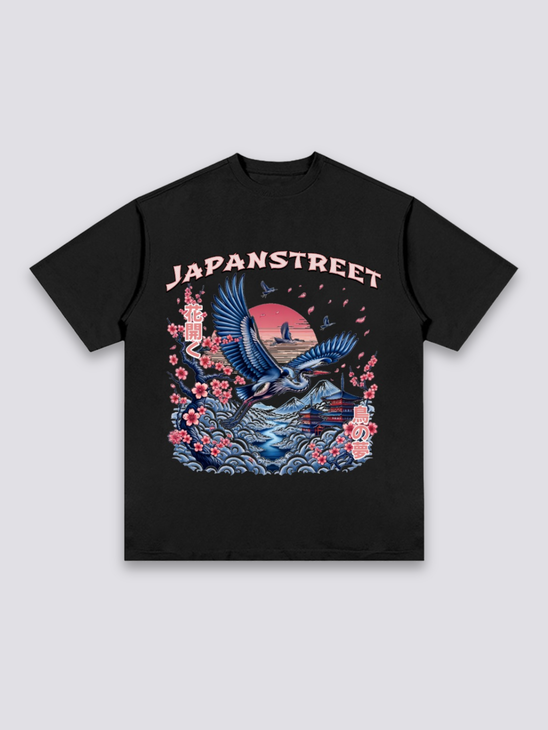 T-Shirt Grue Japonaise