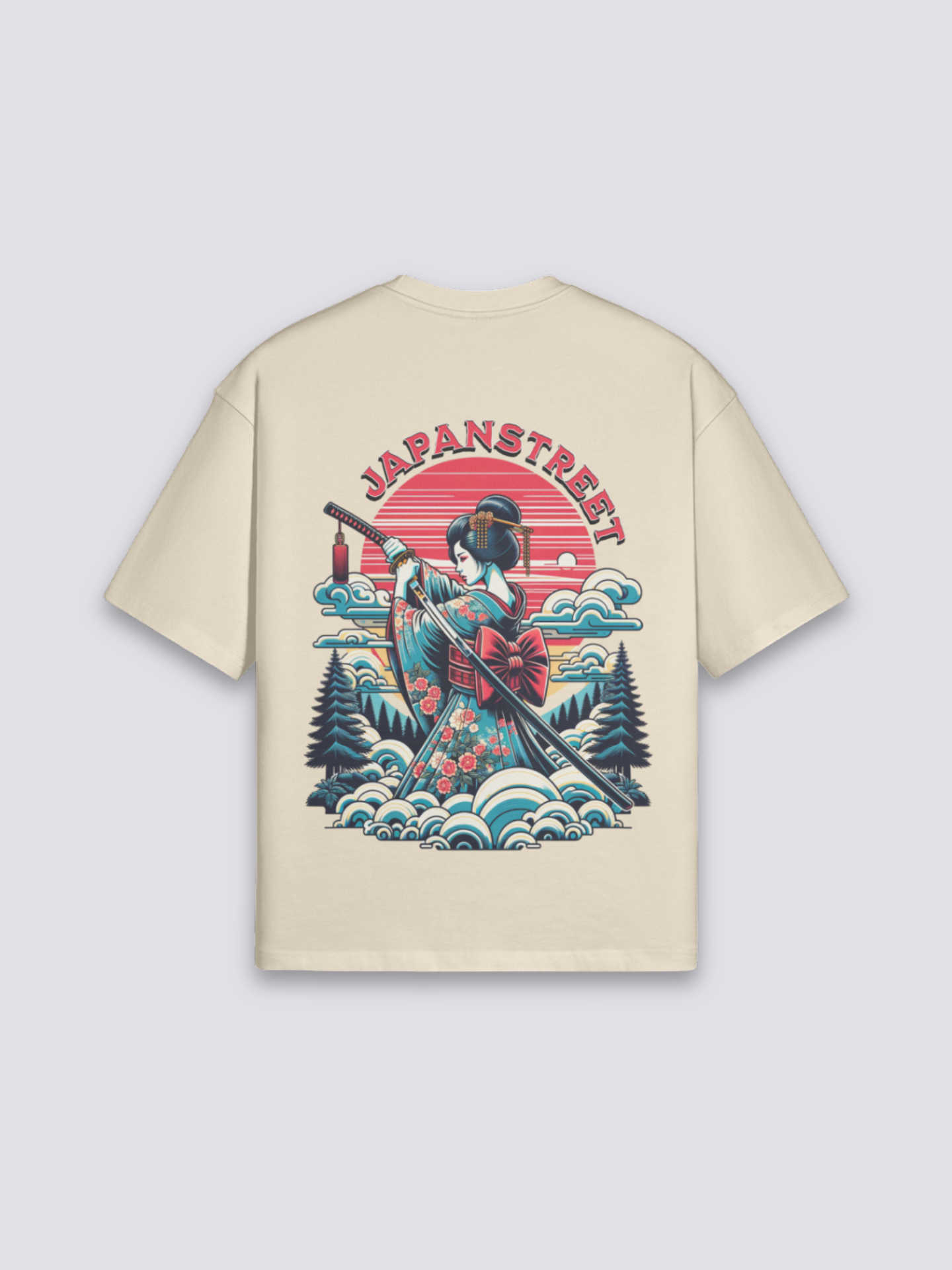 Tee Shirt Japonais Femme - げいしゃ