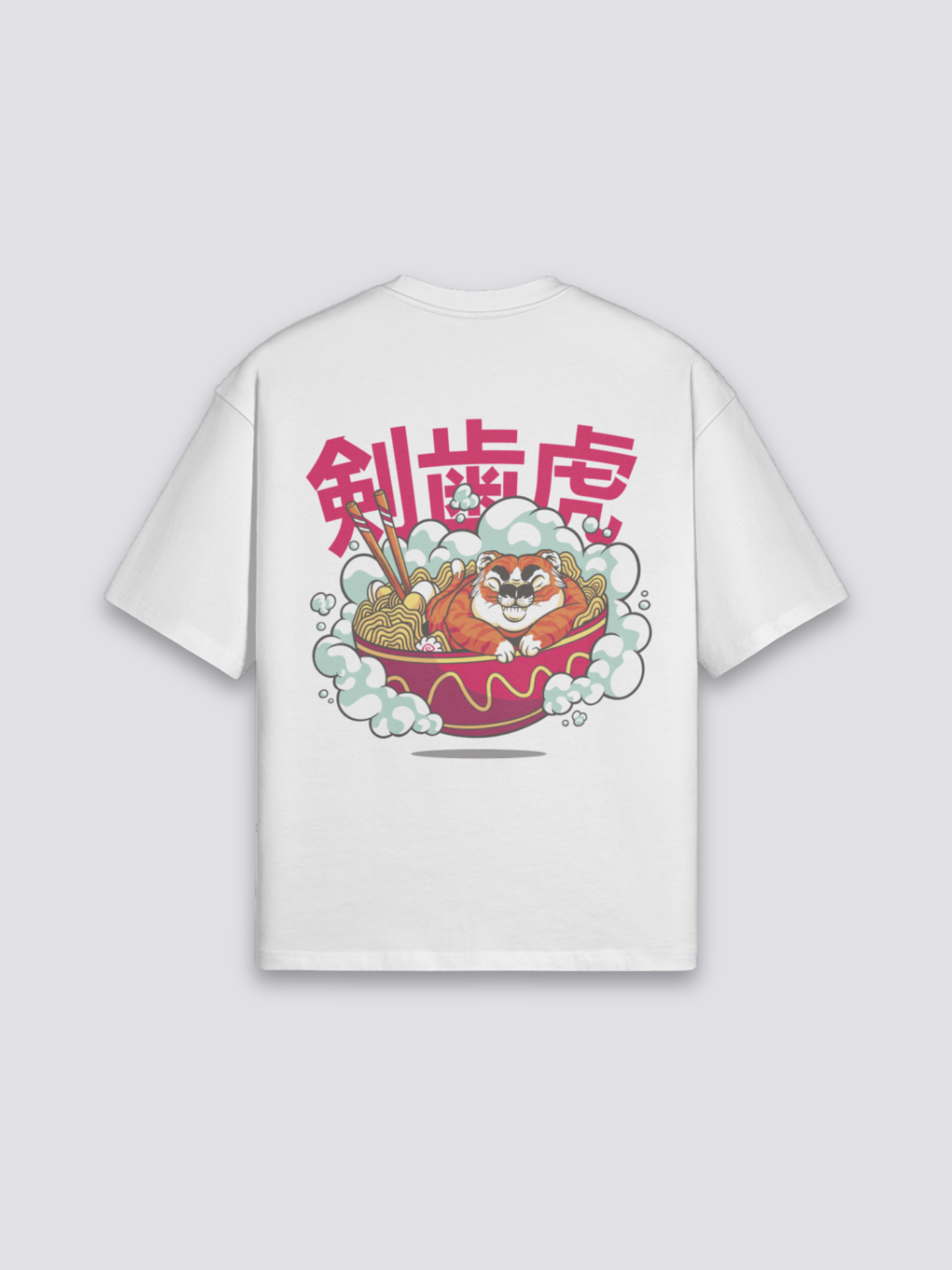 T-Shirt avec Ecriture Japonaise - らーめん