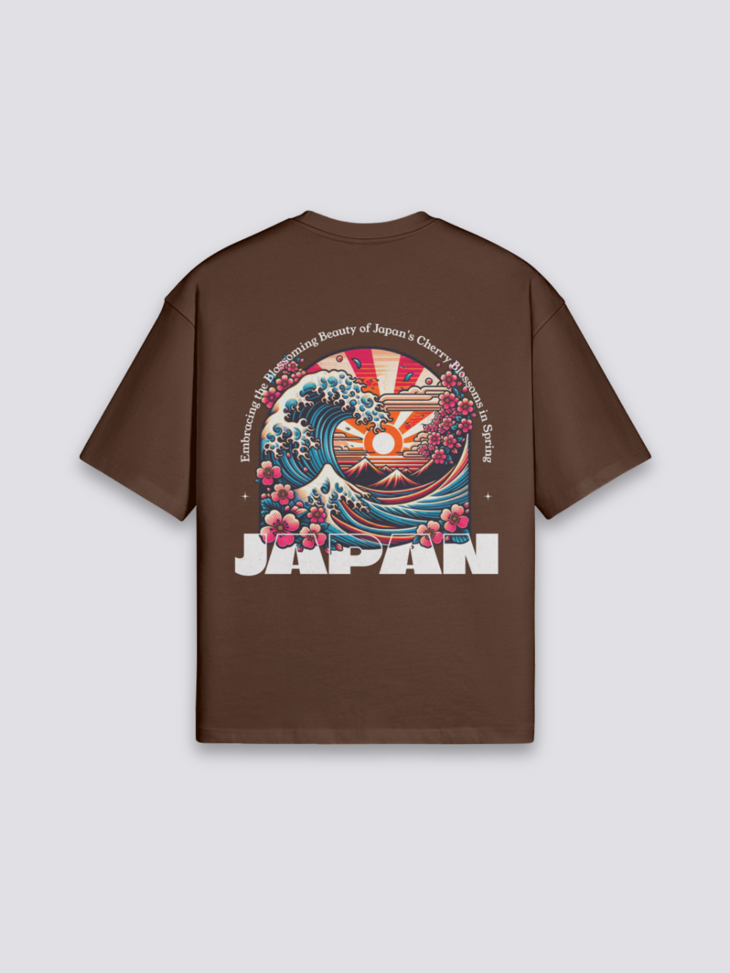 T-Shirt Vague de Kanagawa - 葛飾 北斎