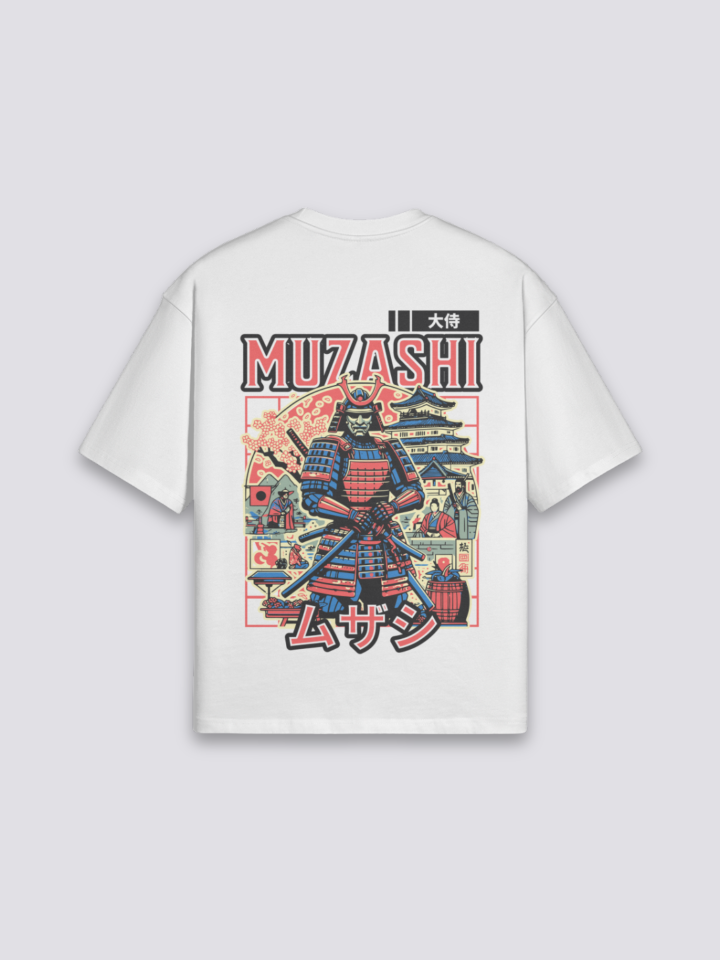 T-shirt Estampe Japonaise - うきよえ