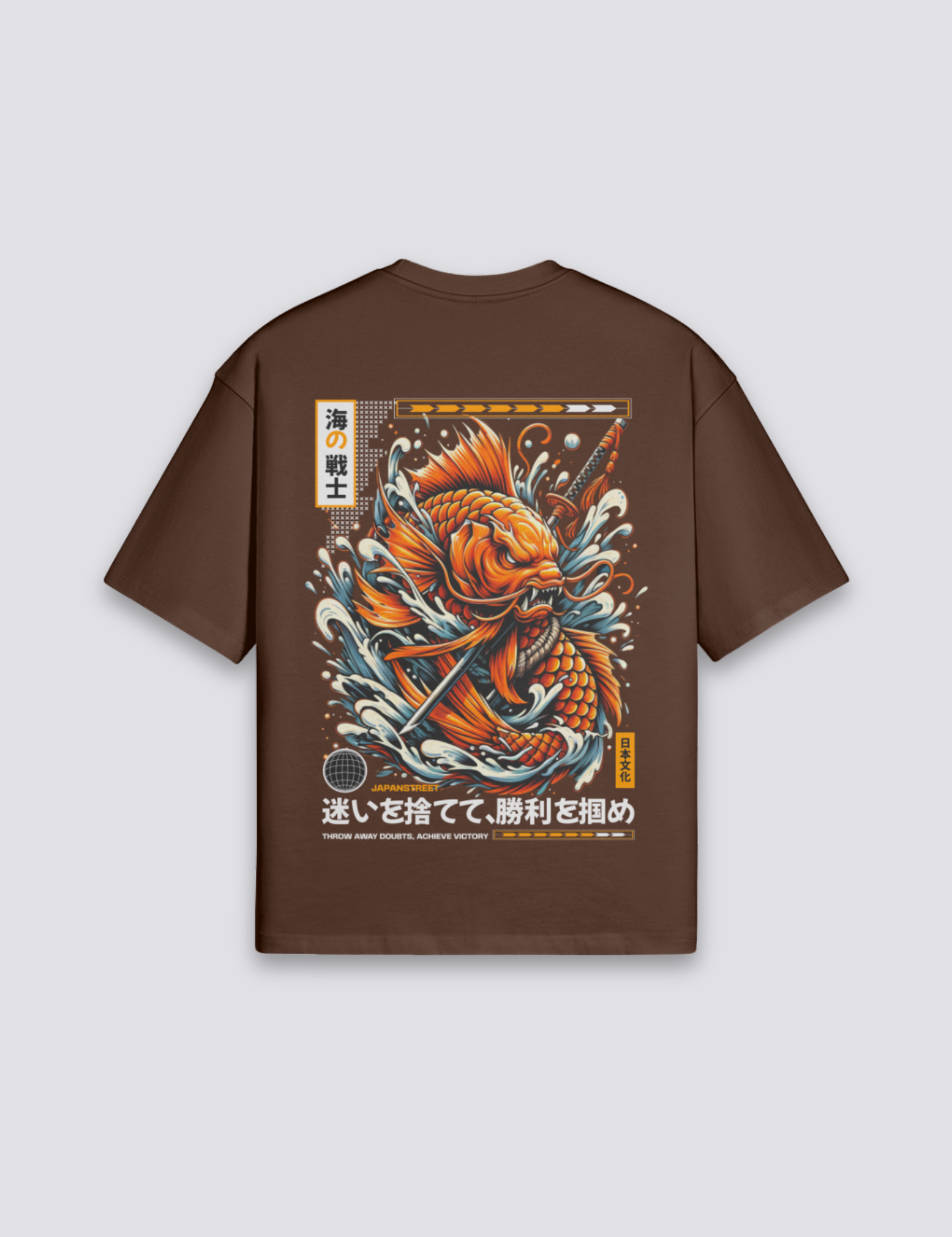 T-Shirt Inscription Japonaise - ランチュウ