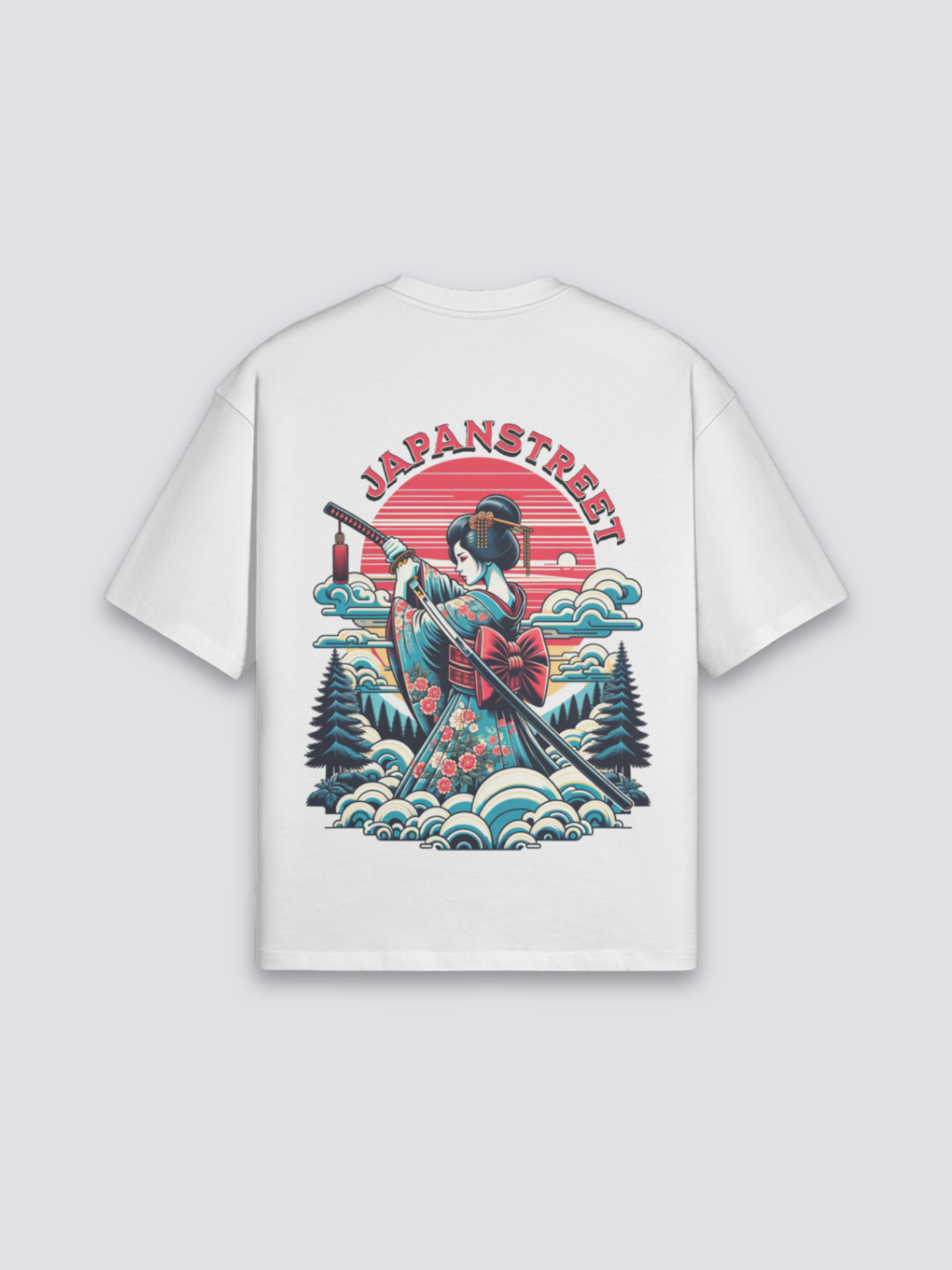 Tee Shirt Japonais Femme - げいしゃ