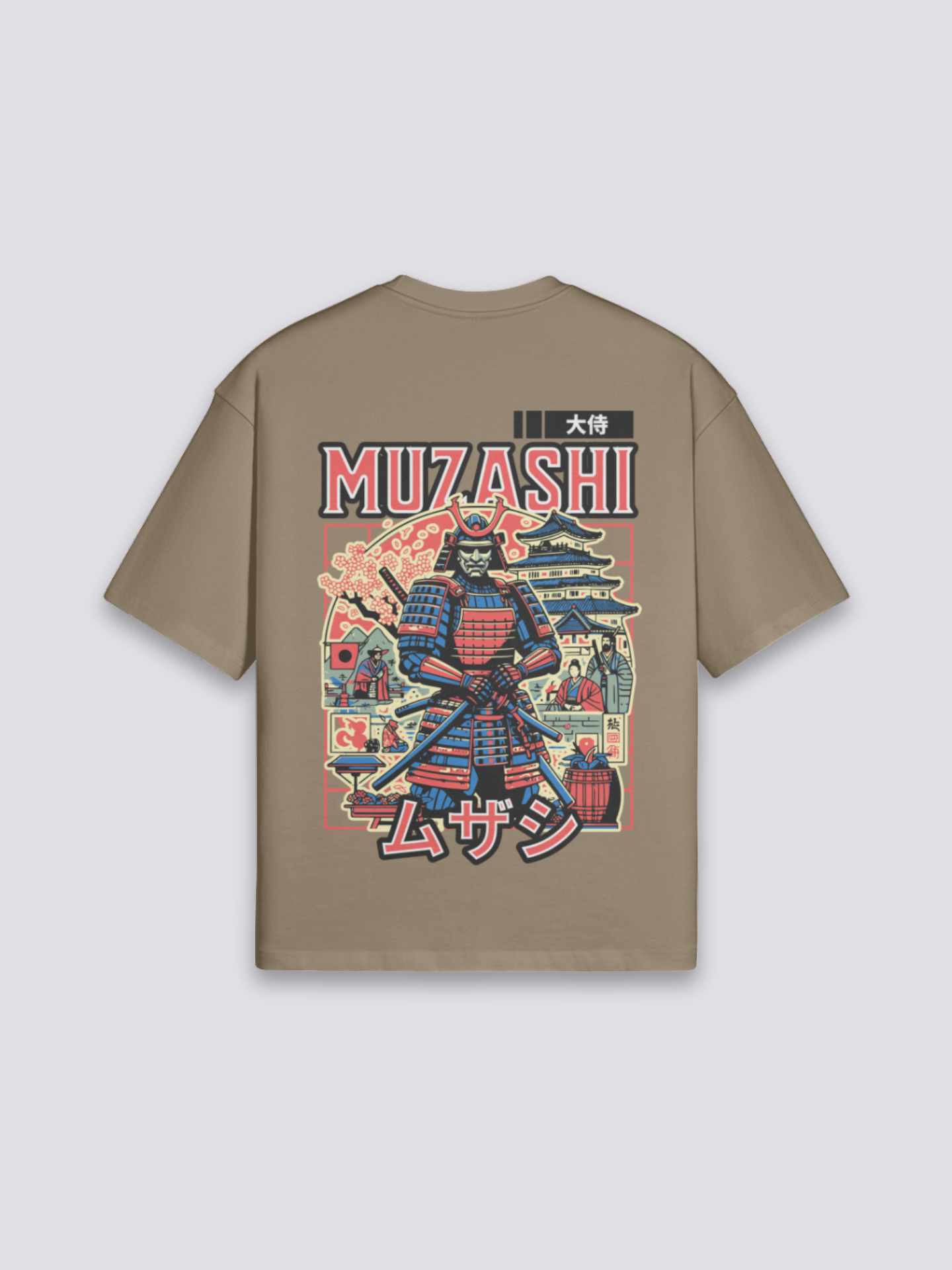 T-shirt Estampe Japonaise - うきよえ