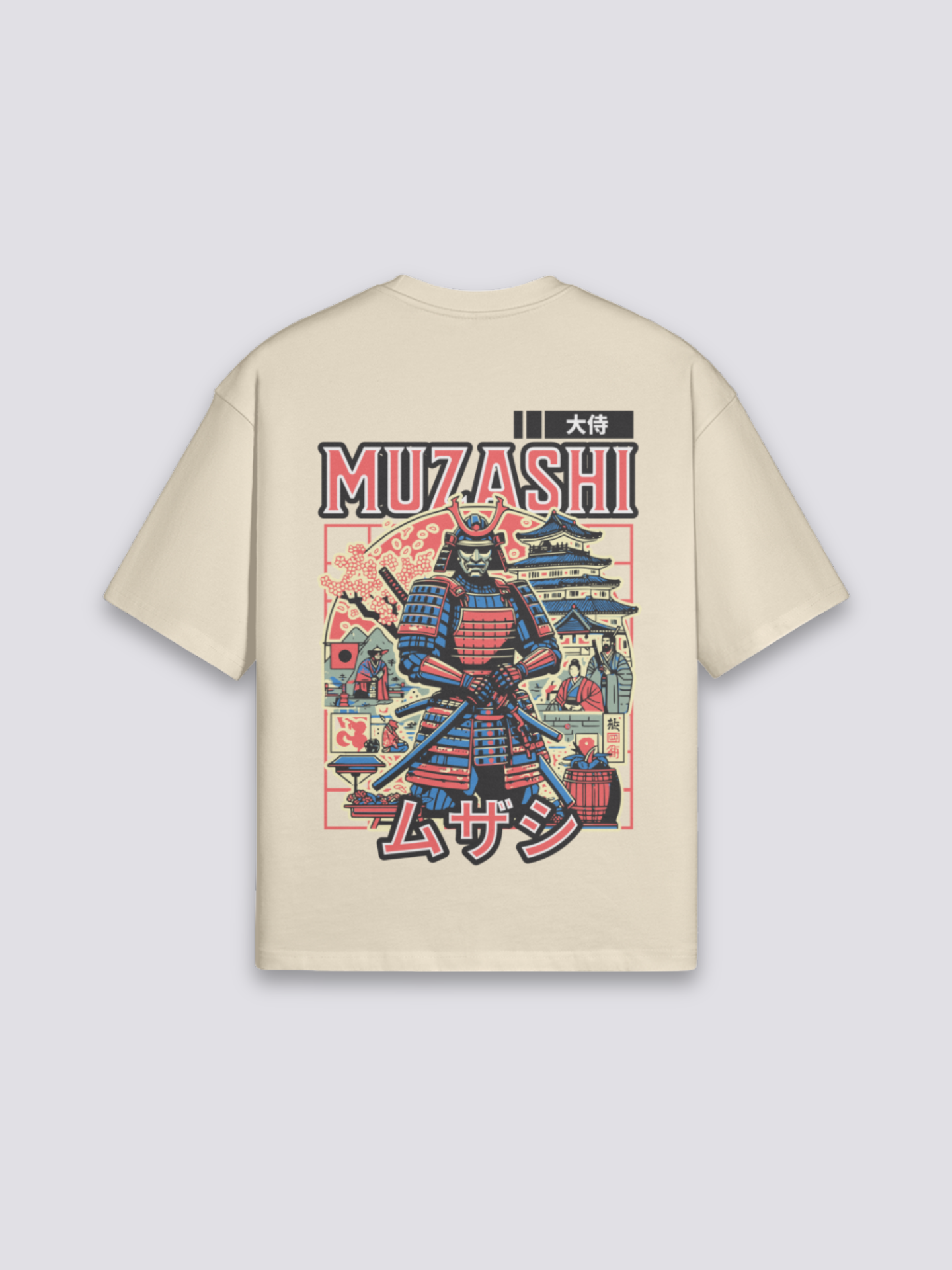 T-shirt Estampe Japonaise - うきよえ