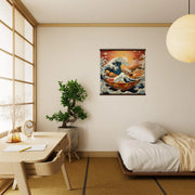 Tableau Art Moderne Japonais 'Kanagawa'
