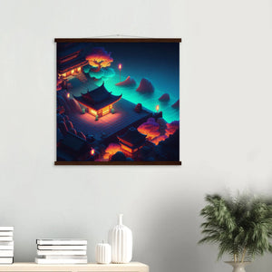 Tableau Japonais Design 'Koi x Hokusai'