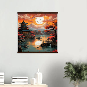 Tableau Paysage Japonais 'Tsuruga'