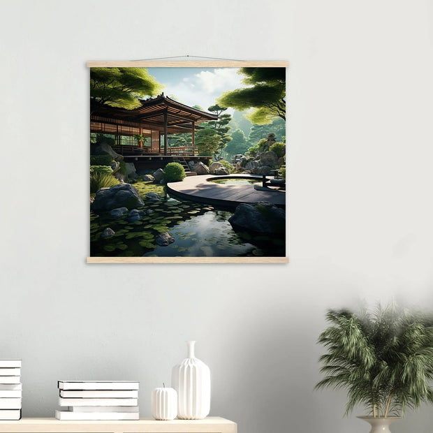 Fabriquez un côté zen dans votre intérieur grâce à ce tableau japonais !