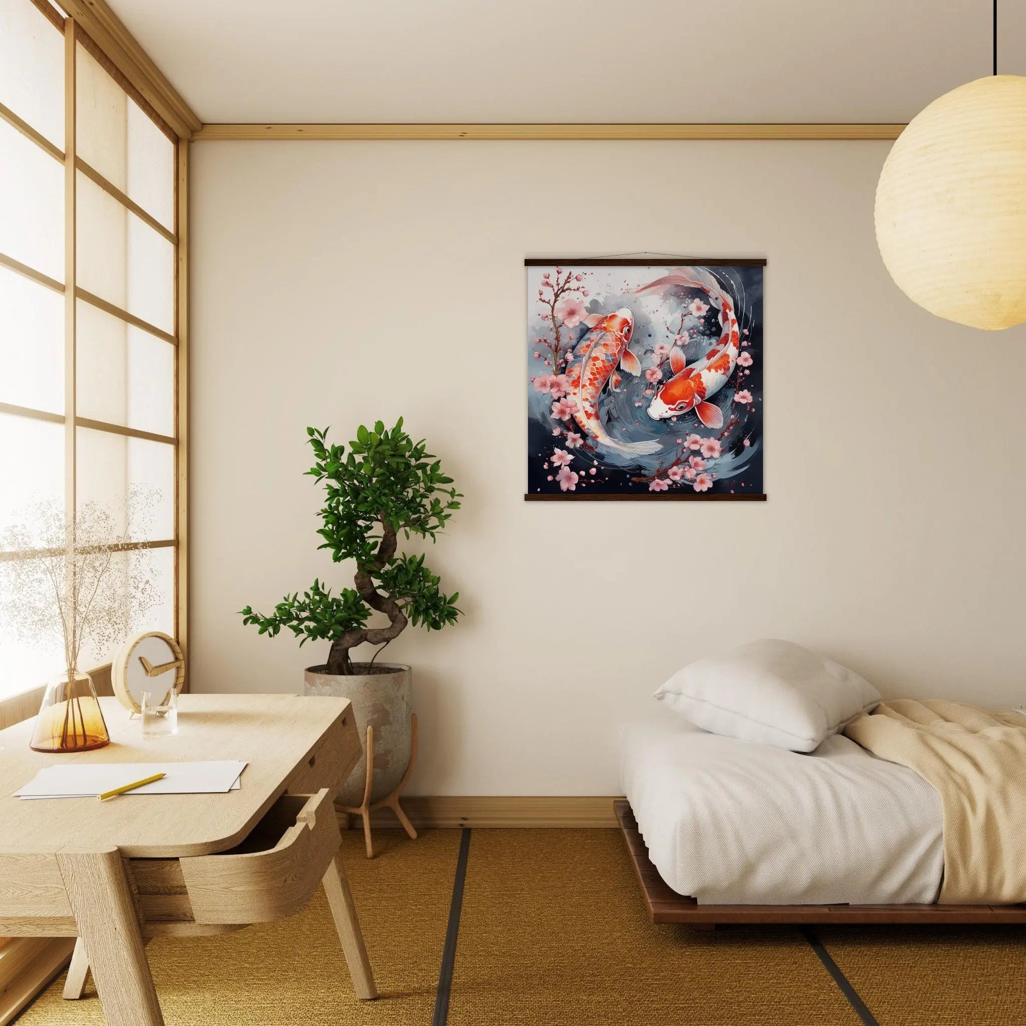 Tableau Carpe Koi 'Testuki'