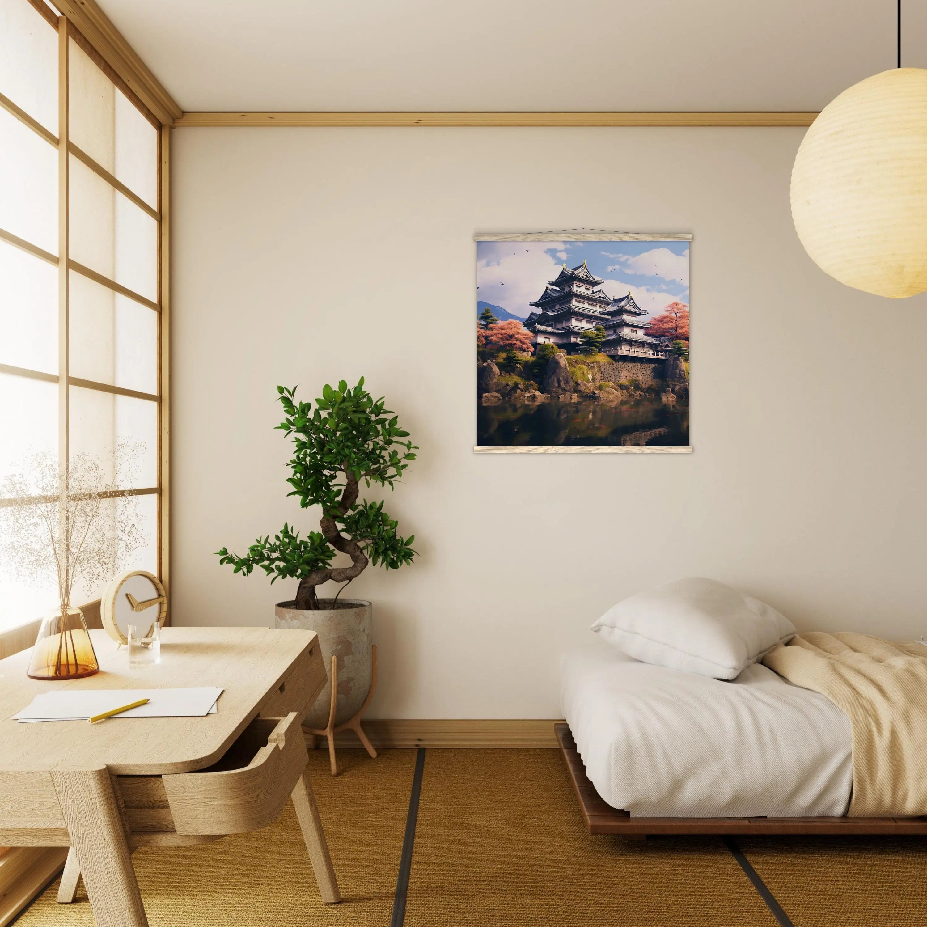 Tableau Temple Japonais 'Château Himeji'