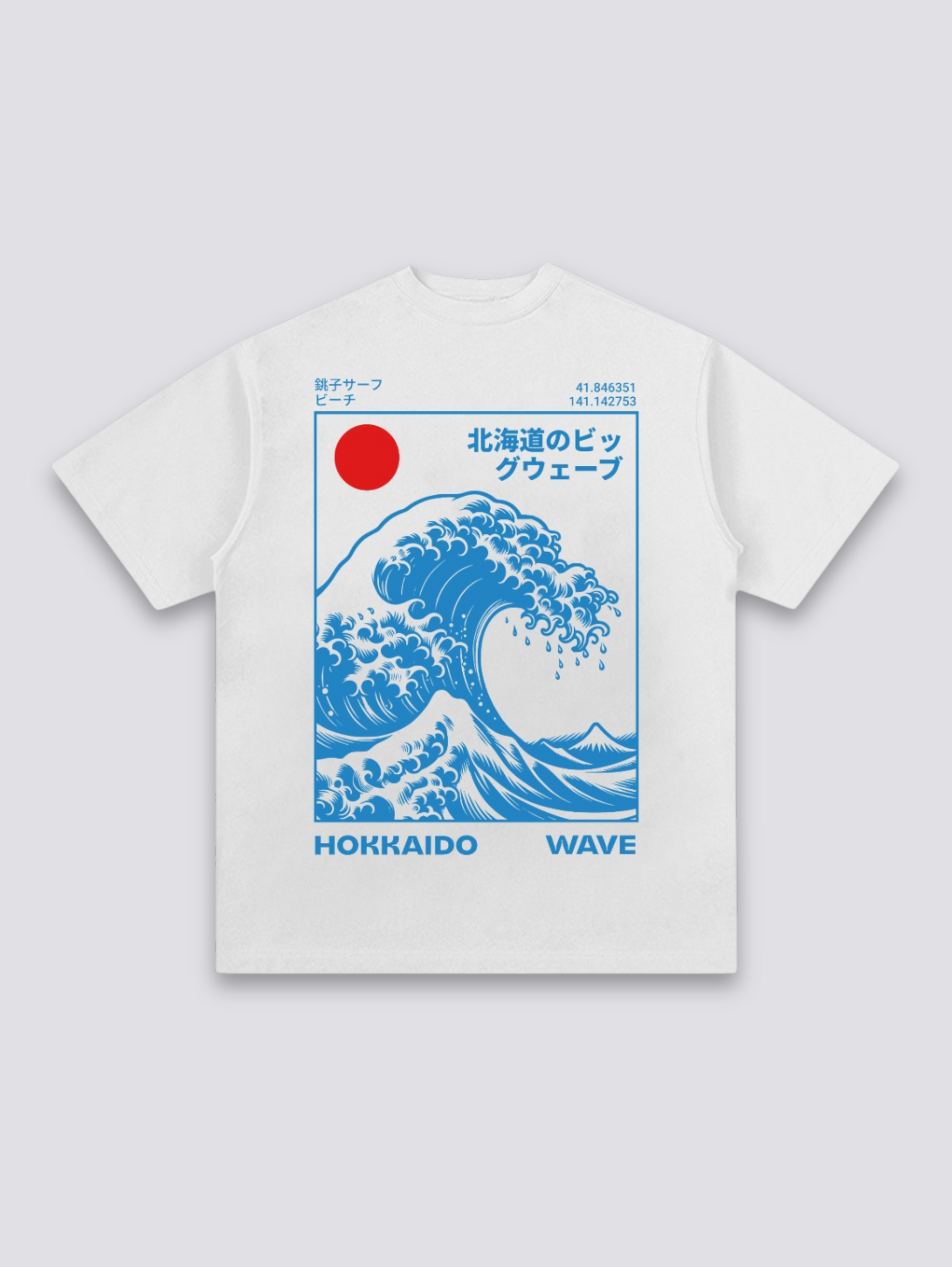 Tee Shirt Vague de Kanagawa