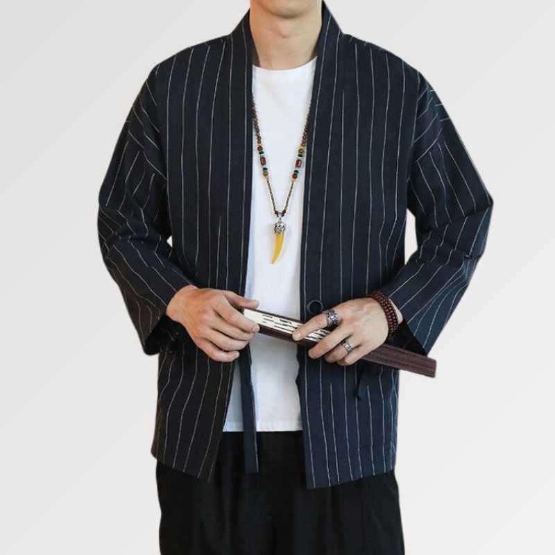 Veste Kimono Rayée 'Shurina'