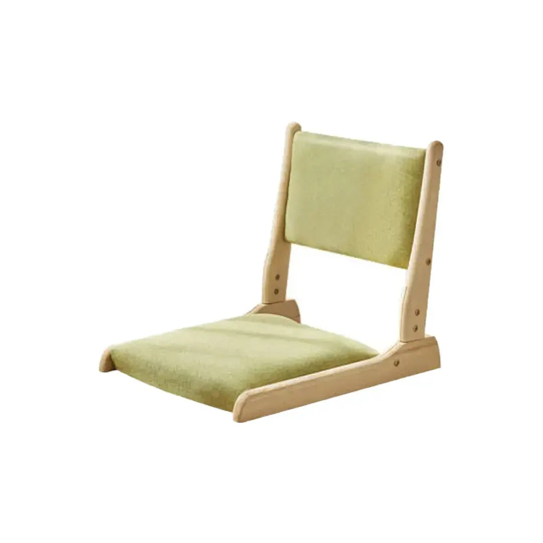 Zaisu Kita chaise de sol japonaise sans pieds à dossier inclinable en 4 couleurs — vue de détail textile — Japanstreet