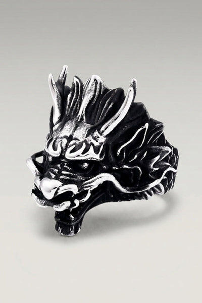 Bague Dragon en Acier 'Sephiro'