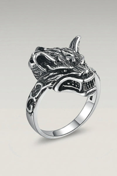 Bague Loup en Argent 'Matsue'