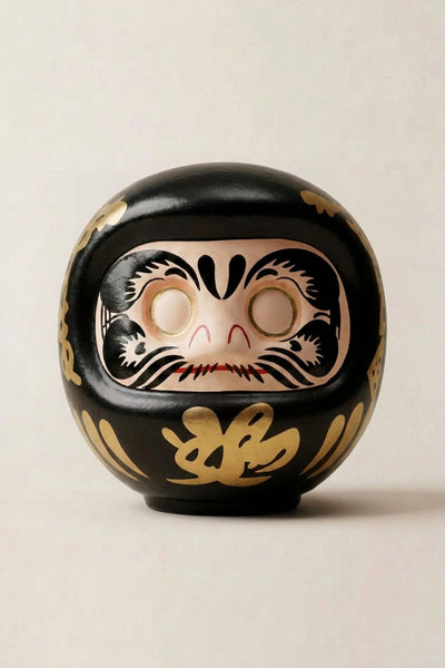 Daruma Noir 'Protection' Kanji Kuro - 黒