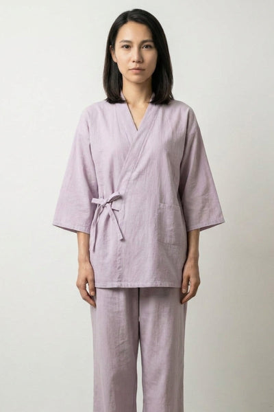 Ensemble Pyjama Japonais Lavande 'Fujikiri'