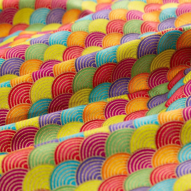 Furoshiki 'Niji Nami' Vagues Arc-en-ciel Pop