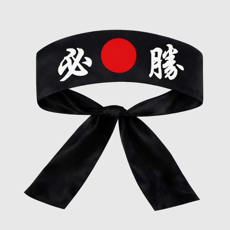 Hachimaki bandeau japonais noir traditionnel – Japanstreet
