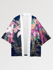 Haori femme japonaise Kanoya coupe ample manches kimono style traditionnel Japanstreet