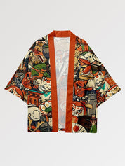 Haori japonais Nihon no Shinboru coupe ample manches kimono streetwear anime kawaii Japanstreet