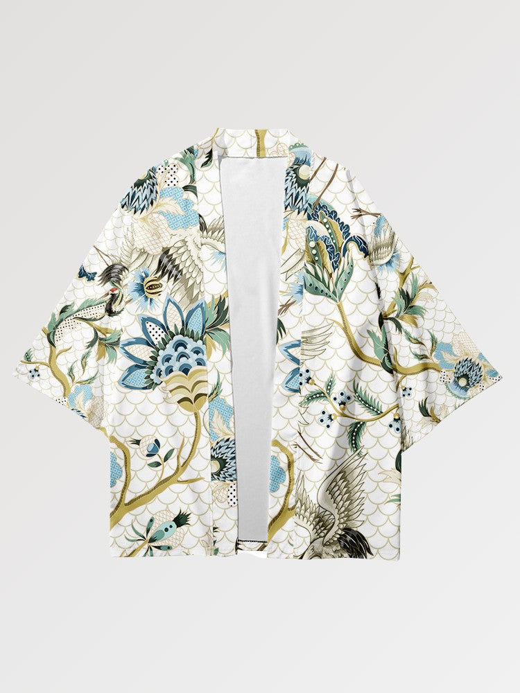 Haori traditionnel Ishioka coupe ample manches kimono style heritage Japanstreet