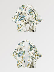 Haori vintage japonais Ishioka motifs sensu détail tissus naturels Japanstreet