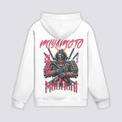 Hoodie Miyamoto Musashi - 二刀流 — Blanc