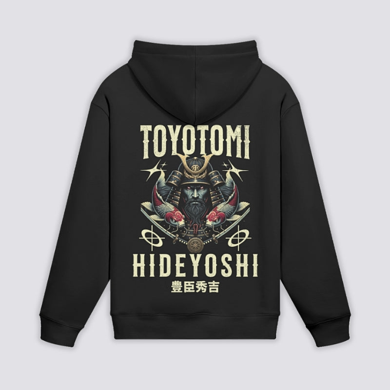 Hoodie Toyotomi Hideyoshi - 天下統一 — Noir