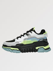 Baskets Tech 'Inazawa'— basket japonaise noir vert fluo édition limitée