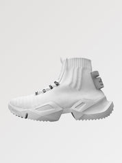 Sneakers Montantes 'Kashiwa'— basket japonaise noir sock vue détail