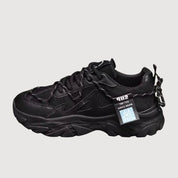 Baskets Noires 'Hashima'— baskets japonaises vintage noir mat streetwear