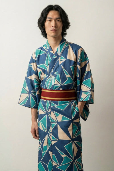 Kimono Homme Moderne 'Toyoashi'