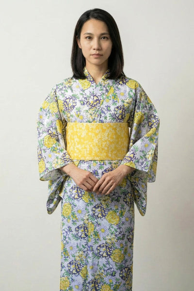 Kimono Japonais Traditionnel Femme 'Yamabuki'