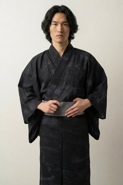 Kimono Long Homme 'Kurogane'