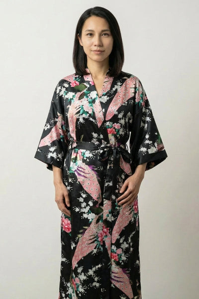 Long Pyjama Japonais Kimono pour Femme