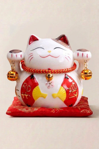 Maneki Neko Tirelire 'Éventails'