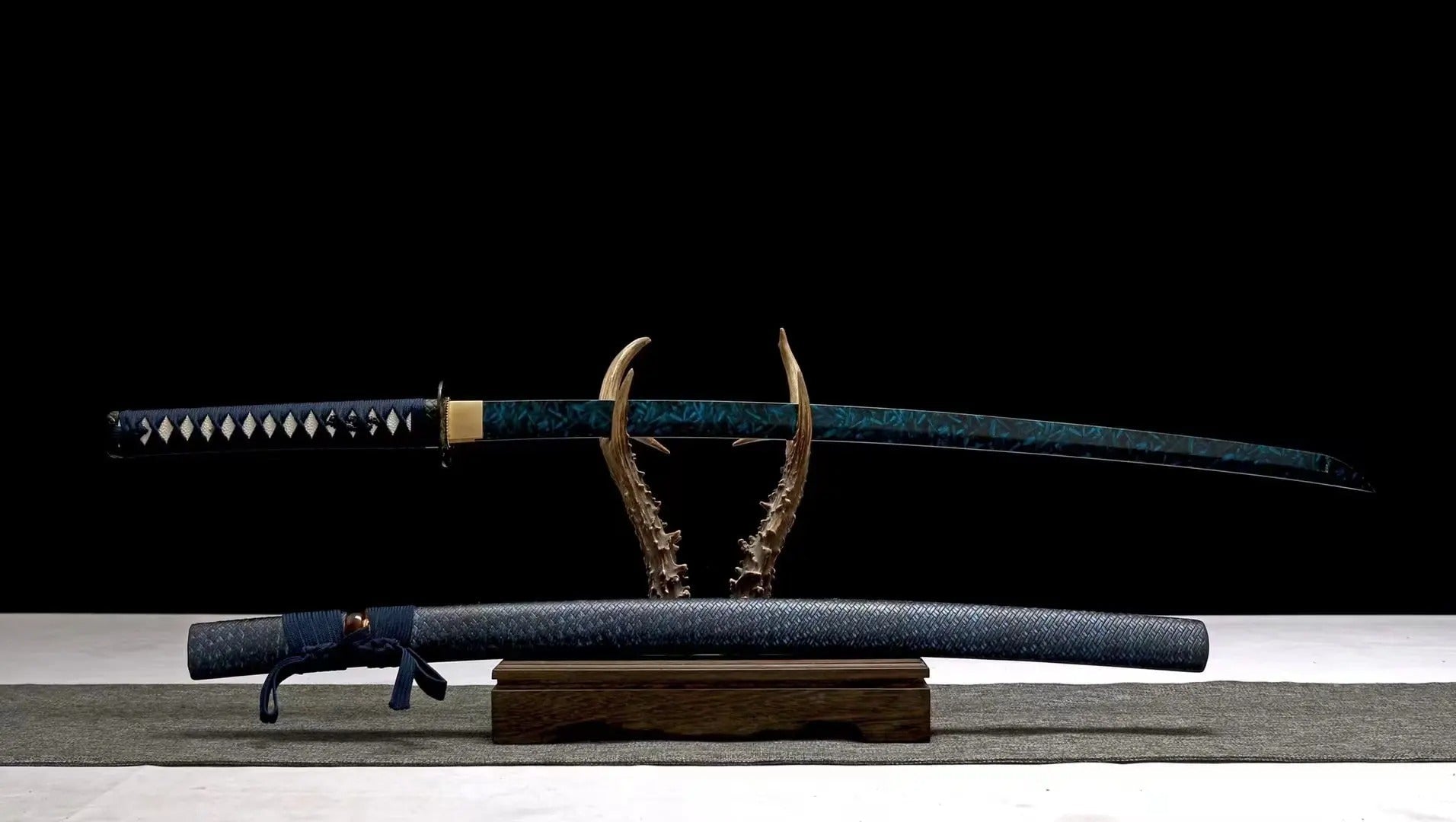 Katana Lame Bleu Kaido - 蒼結晶