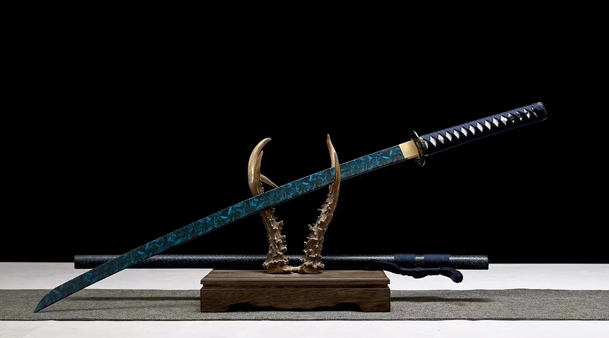 Katana Lame Bleu Kaido - 蒼結晶