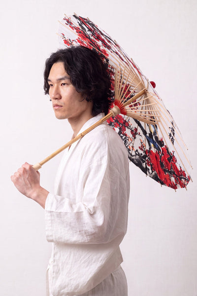 Ombrelle Japonaise 'Écriture Kanji'