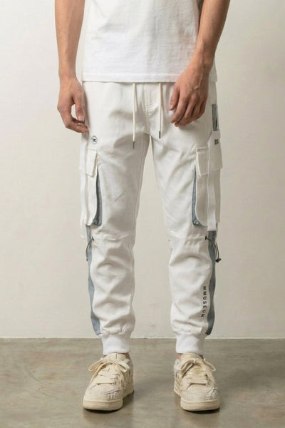 Pantalon Cargo Blanc 'Okaido Jensen'