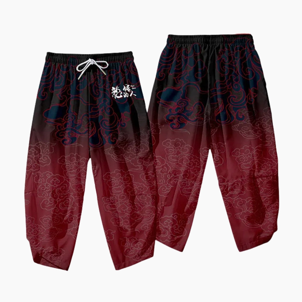 Pantalon japonais kawaii Neo Tokyo design 4 inspiré du streetwear de Shimokitazawa Japanstreet