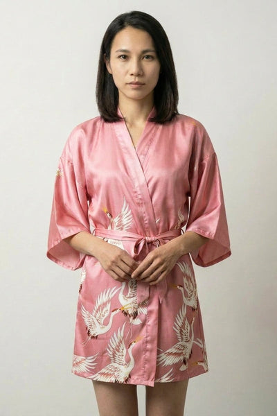 Pyjama Japonais Rose style Kimono