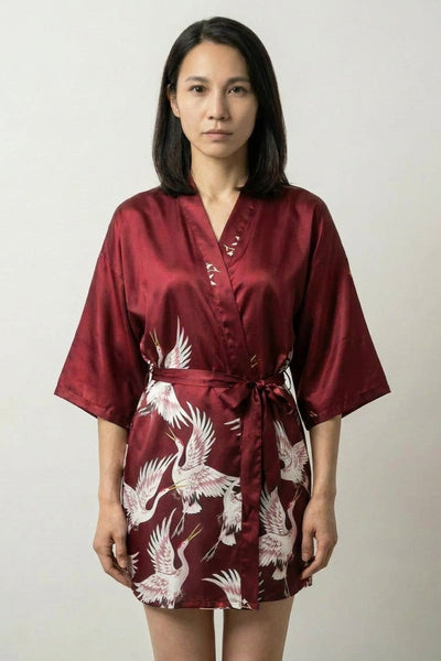 Pyjama Japonais Rouge style Kimono