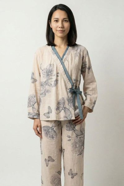 Pyjama Japonais Traditionnel Papillon 'Chouka'